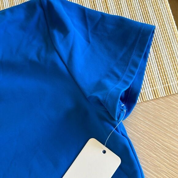 CRZ YOGA Royal Blue Crop Top - Picture 3 of 7